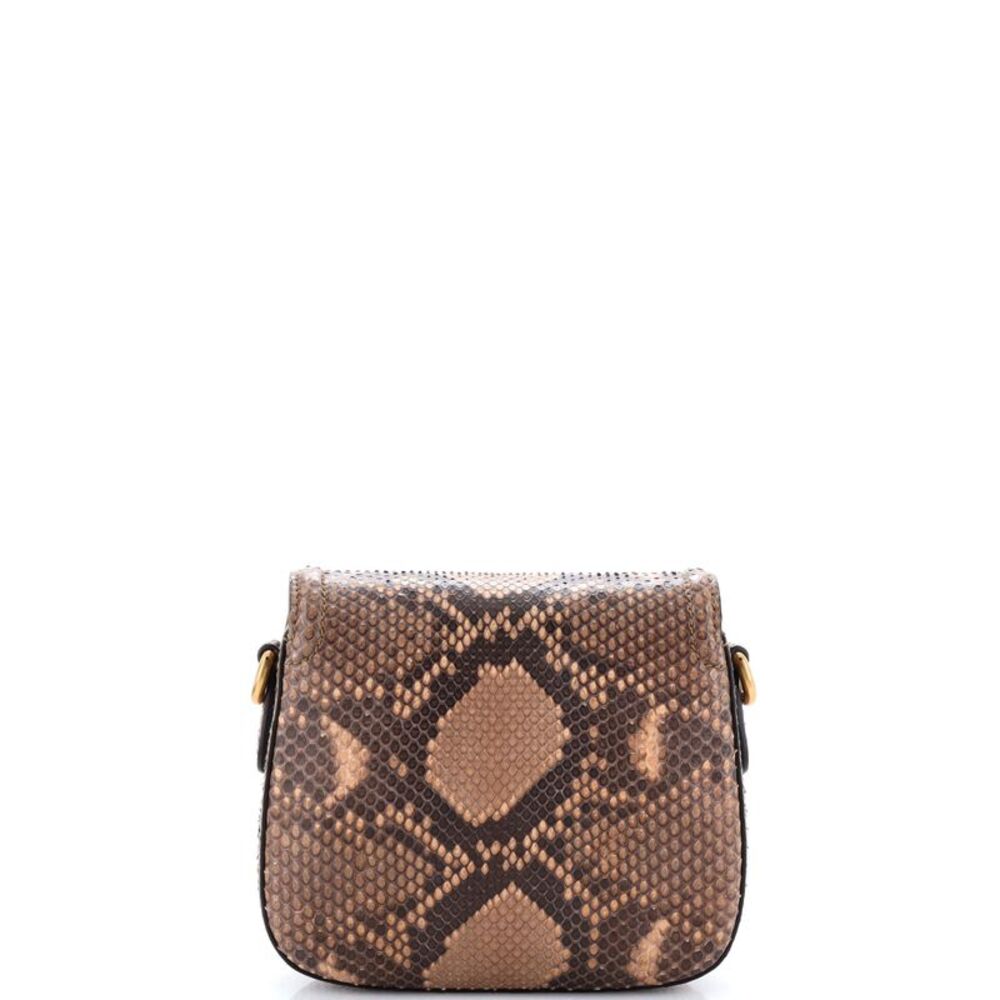 Gucci Lady Web Shoulder Bag Python Medium Brown - Picture 3 of 6